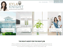 Tablet Screenshot of kylaknight.com